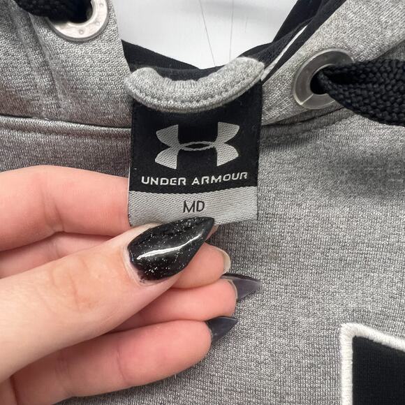 Med Under Armour Pull Over Hoodie Y2K Skater Retro Outdoor AAA3585 - Picture 3 of 6